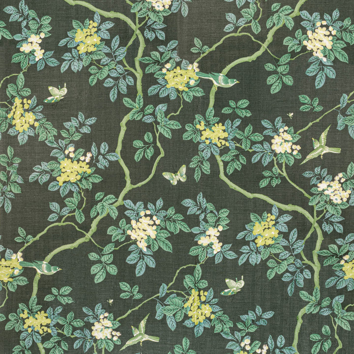 7814-15 Birds And Butterfly Herringbone Woodland by Bassett Mcnab Fabric BASSETT MCNAB ORIGINS 100%LIN USA FLAME RETARDANT-U.F.A.C. CLASS 1 CATB 117-2013 WYZENBEEK 18 000 DOUBLE RUB WEAR TEST (HEAVY DUTY) Horizontal: 48.000 and Vertical: 49.000 48 in - Fabric Carolina -