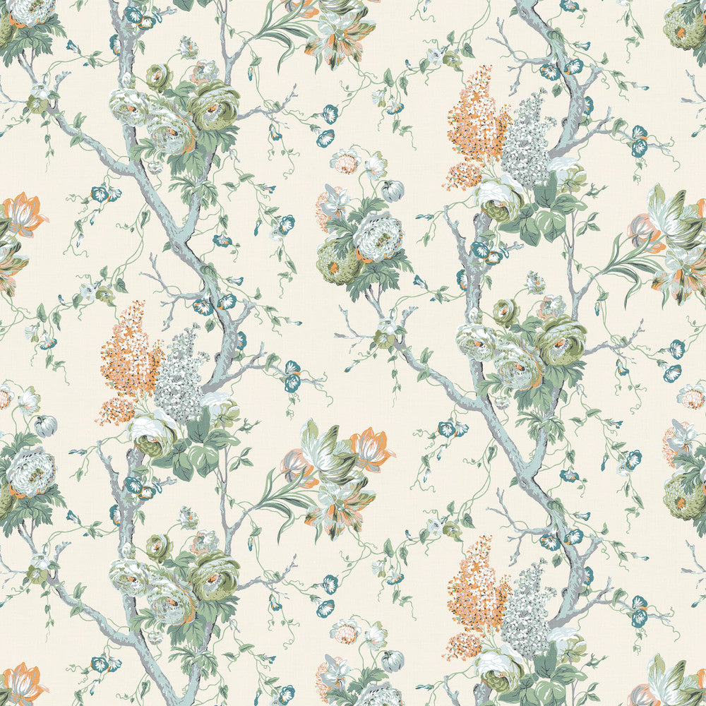 7816-49 Cassandra Seaspray by Bassett Mcnab Designer Fabric BASSETT MCNAB ORIGINS 100%LIN THAILAND MARTINDALE WEAR TEST (50 000 CIRCULAR RUBS) Horizontal: 26.375 and Vertical: 34.250 52.75 in - Swanky Fabrics -