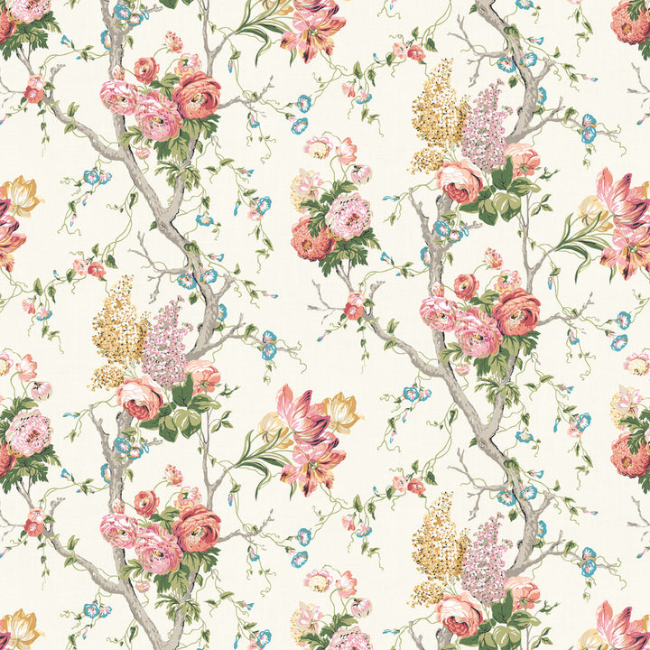 7816-5 Cassandra Sunset by Bassett Mcnab Fabric BASSETT MCNAB ORIGINS 100%LIN THAILAND Horizontal: 26.375 and Vertical: 34.25 52.75 in - Fabric Carolina -