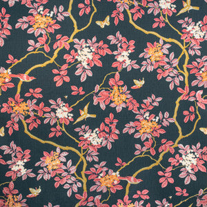 7820-10 Birds And Butterfly Nightfall by Bassett Mcnab Fabric