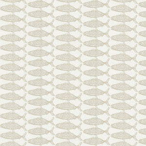 7826-1 School Of Fish Grey by Aoc Fabric