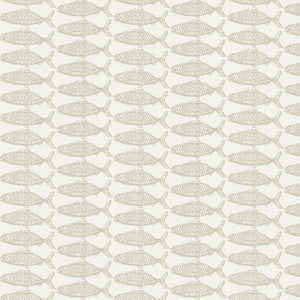 7826-1 School Of Fish Grey by Aoc Fabric