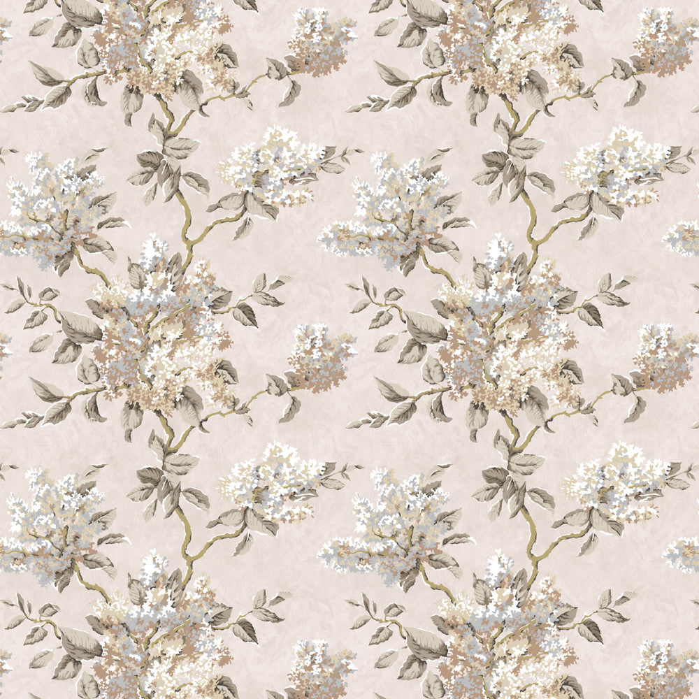 7829-1 Lilacs Sandstone by Bassett Mcnab Fabric BASSETT MCNAB WOODLANDS 49%LIN 38%COT 13%NYL UK Horizontal: 26.375 and Vertical: 25.250 55 in - Fabric Carolina -