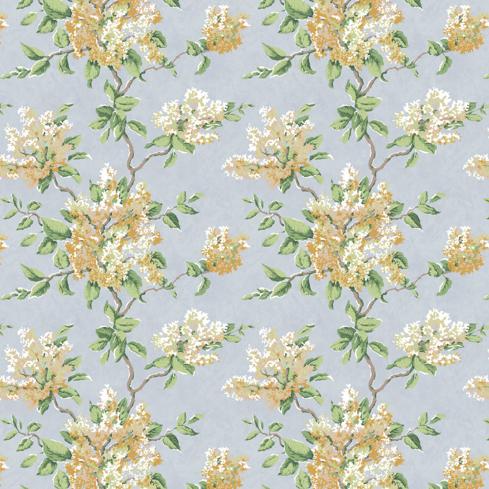 7829-3 Lilacs Breeze by Bassett Mcnab Designer Fabric BASSETT MCNAB WOODLANDS 49%LIN 38%COT 13%NYL UK Horizontal: 26.375 and Vertical: 25.250 55 in - Swanky Fabrics -