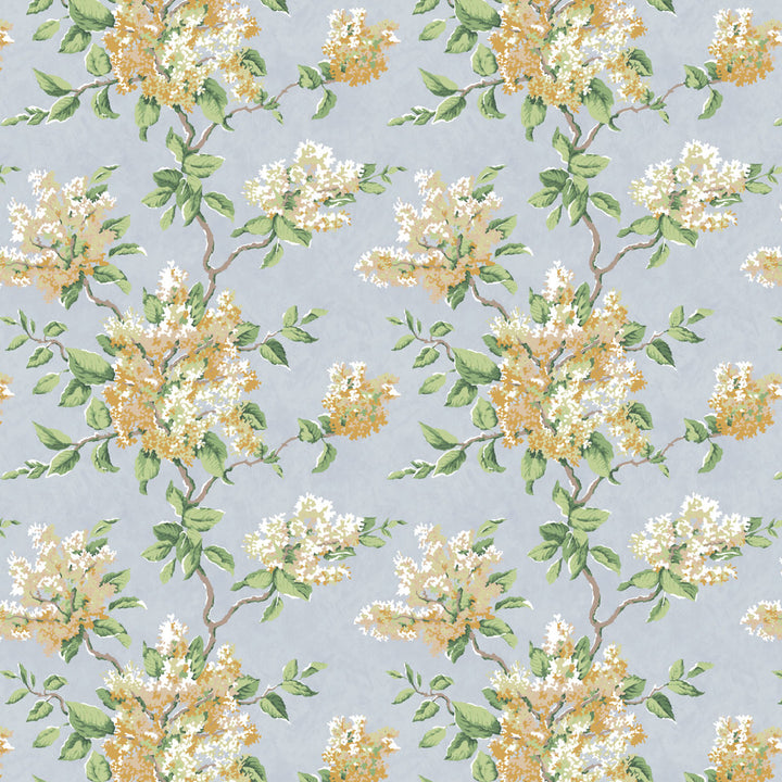 7829-3 Lilacs Breeze by Bassett Mcnab Fabric BASSETT MCNAB WOODLANDS 49%LIN 38%COT 13%NYL UK Horizontal: 26.375 and Vertical: 25.250 55 in - Fabric Carolina -