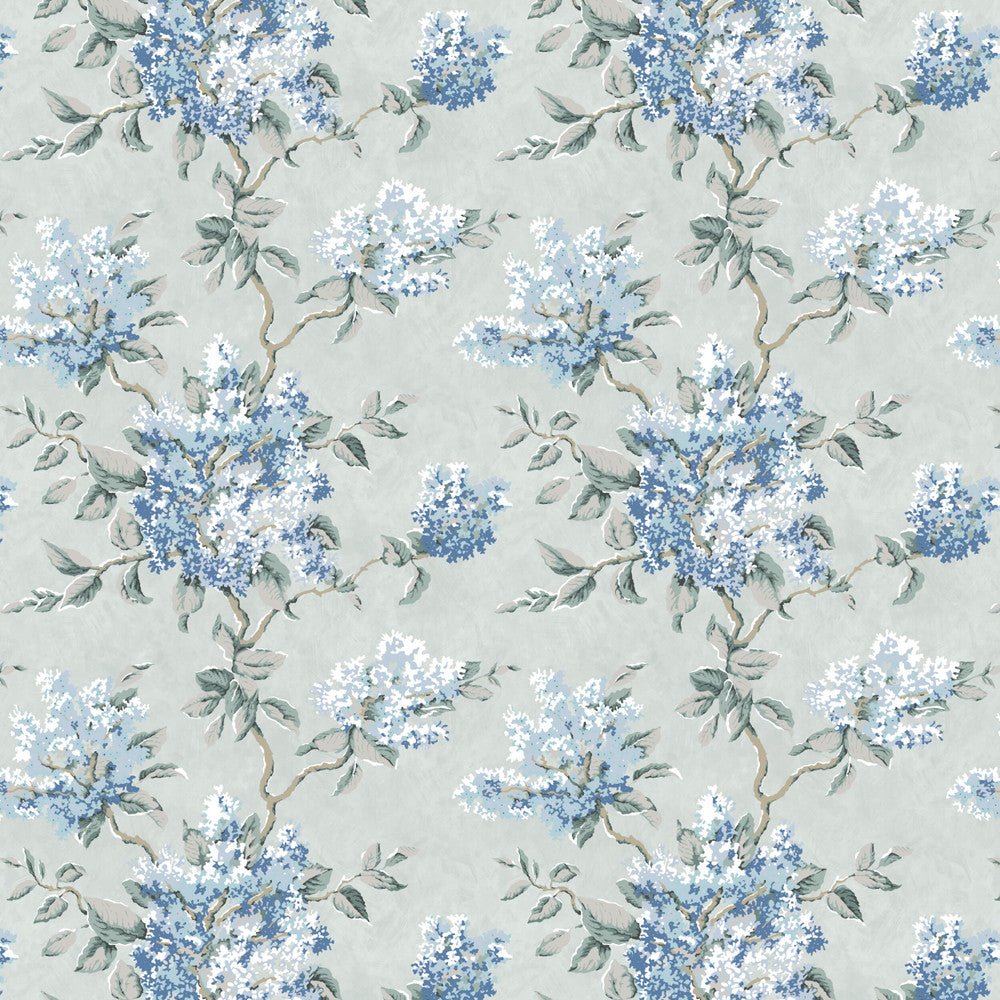 7829-4 Lilacs Fern by Bassett Mcnab Fabric BASSETT MCNAB WOODLANDS 49%LIN 38%COT 13%NYL UK Horizontal: 26.375 and Vertical: 25.250 55 in - Fabric Carolina -