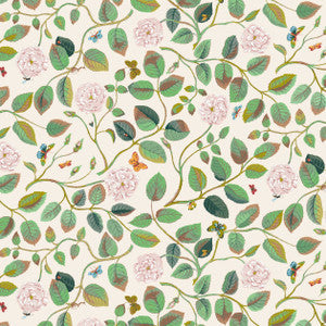 7830-2 Wandering Rose Spring By Bassett Mcnab Fabric