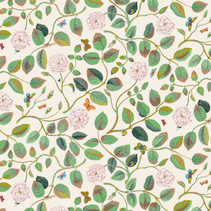 7830-2 Wandering Rose Spring by Bassett Mcnab Fabric