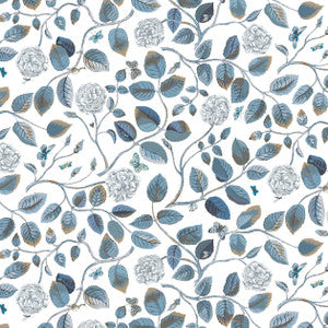 7830-3 Wandering Rose Lake by Bassett Mcnab Fabric