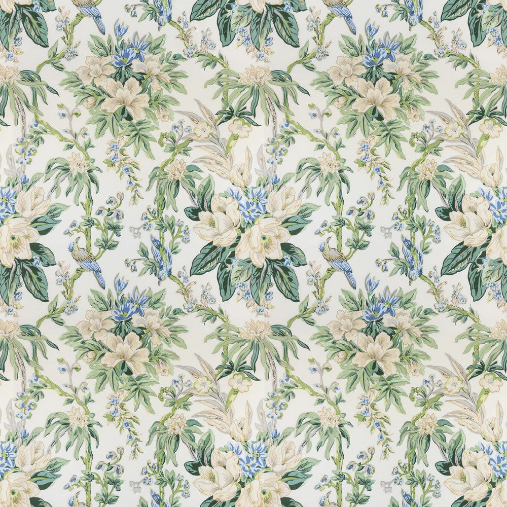7831-2 Veranda Spring by Bassett Mcnab Fabric BASSETT MCNAB WOODLANDS 100%COT USA FLAME RETARDANT-N.F.P.A. 701 SMALL SCALE Horizontal: 27.000 and Vertical: 27.500 56 in - Fabric Carolina -