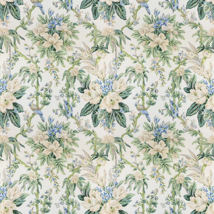 7831-2 Veranda Spring by Bassett Mcnab Fabric BASSETT MCNAB WOODLANDS 100%COT USA FLAME RETARDANT-N.F.P.A. 701 SMALL SCALE Horizontal: 27.000 and Vertical: 27.500 56 in - Fabric Carolina -