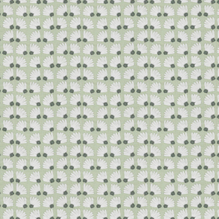 7834-2 Daisypatch Fern by Bassett Mcnab Fabric BASSETT MCNAB WOODLANDS 52%LIN 48%COT %PEMB INDIA Horizontal: 3.000 and Vertical: 1.750 50.5 in - Fabric Carolina -