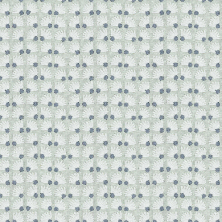 7834-4 Daisypatch Dusk by Bassett Mcnab Designer Fabric BASSETT MCNAB WOODLANDS 52%LIN 48%COT %PEMB INDIA Horizontal: 3.000 and Vertical: 1.750 50.5 in - Swanky Fabrics -