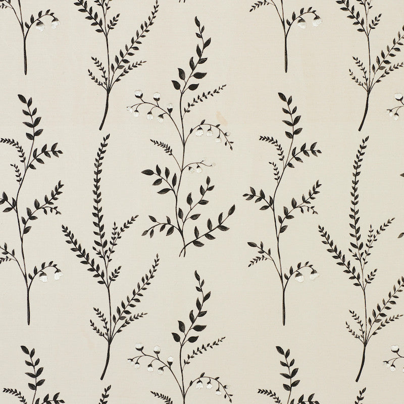 Cynthia Embroidered Print Black 78352 by Schumacher Fabric Schumacher Fabric Cynthia Embroidered Print Black 78352Fabric COTTON 100% INDIA </p><p>Repeat: H: HORZ. 17" (43CM) , V: VERT. 16 1/4" (41CM) 51.25 - Fabric Carolina -