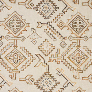 Ezma Embroidery Neutral 78380 by Schumacher Fabric