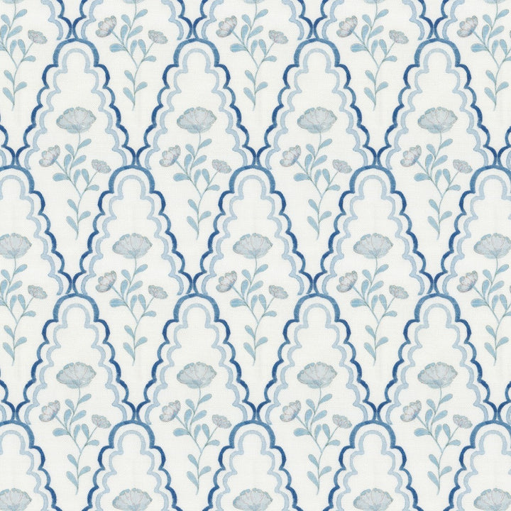 7848 Scallop Floral 2 Harbor by Aoc Fabric Aoc Fabric 7848 Scallop Floral 2 HarborFabric The Art Of Color Morningside 97%Cot 3%Lin USA </p><p>Repeat: H: 4.25, V: 18.875 58 in - Fabric Carolina -