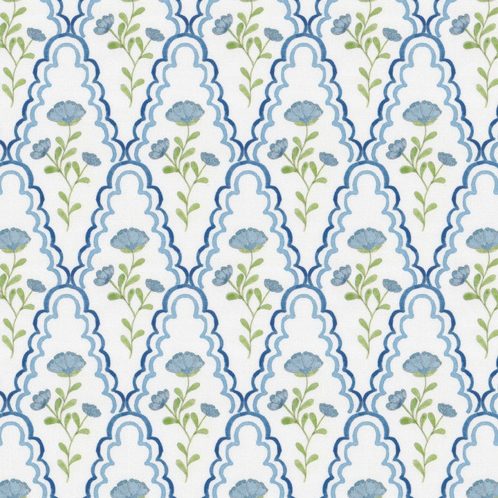 7848 Scallop Floral 3 Denim by Aoc Fabric Aoc Fabric 7848 Scallop Floral 3 DenimFabric THE ART OF COLOR MORNINGSIDE 55%LIN 45%COT USA </p><p>Repeat: H: 4.250, V: 9.000 54 in - Fabric Carolina -