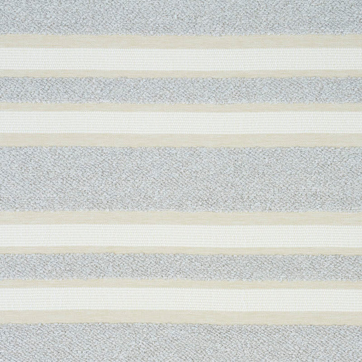 Ohara Stripe Indoor/Outdoor Grey 78490 by Schumacher Designer Fabric INDOOR/OUTDOOR PRINTS & WOVENS V See Sample BELGIUM - </p><p>Repeat: Horizontal: 55" (140CM) and Vertical: 6 5/8" (17CM) 55" (140CM) - Swanky Fabrics -