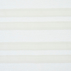 Ohara Stripe Indoor/Outdoor Ivory 78491 by Schumacher Fabric