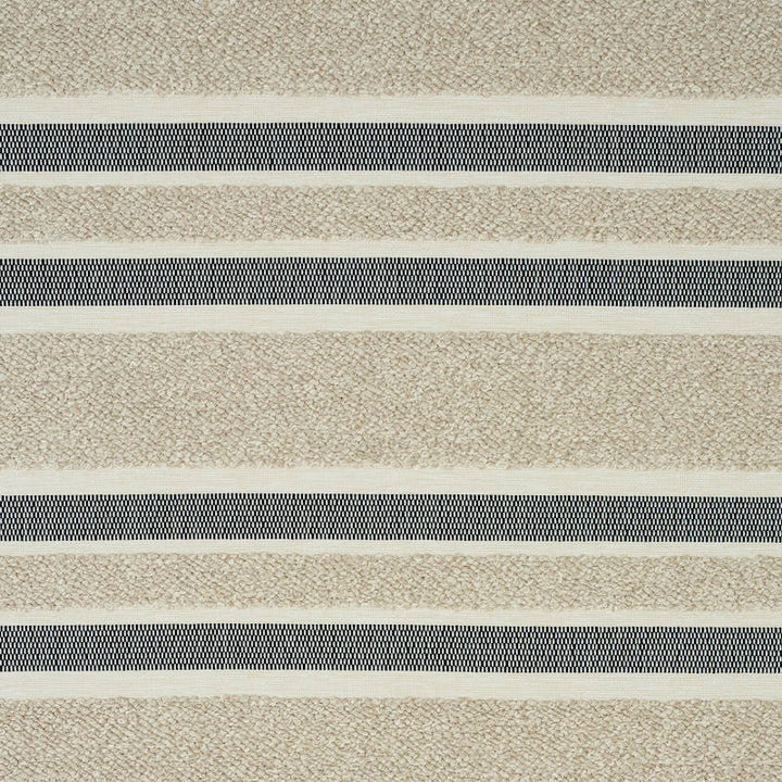 Ohara Stripe Indoor/Outdoor Taupe 78492 by Schumacher Designer Fabric INDOOR/OUTDOOR PRINTS & WOVENS V See Sample BELGIUM - </p><p>Repeat: Horizontal: 55" (140CM) and Vertical: 6 5/8" (17CM) 55" (140CM) - Swanky Fabrics -