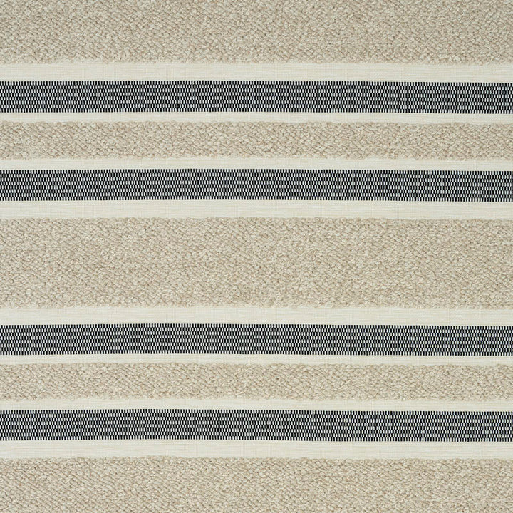 Ohara Stripe Indoor/Outdoor Taupe 78492 by Schumacher Fabric INDOOR/OUTDOOR PRINTS & WOVENS V See Sample BELGIUM - </p><p>Repeat: Horizontal: 55" (140CM) and Vertical: 6 5/8" (17CM) 55" (140CM) - Fabric Carolina -