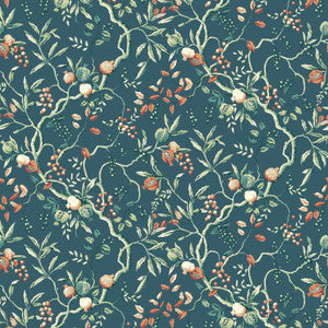 7855 Ariel 1 Teal by Bassett Mcnab Fabric