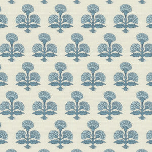 7857 Hydrangea 4 Sky by Bassett Mcnab Fabric