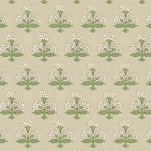 7857 Hydrangea 5 Pistachio by Bassett Mcnab Fabric