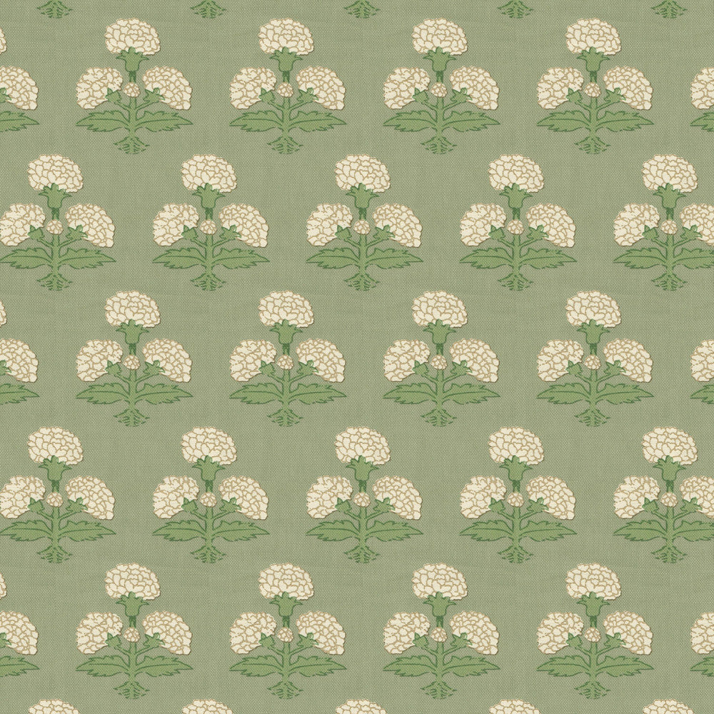 7857 Hydrangea 6 Sage by Bassett Mcnab Fabric Bassett Mcnab Fabric 7857 Hydrangea 6 SageFabric Bassett Mcnab Revival Fabric Prints Showroom 58%Lin 42%Cot India </p><p>Repeat: H: 3.875, V: 0.25 52 in - Fabric Carolina -