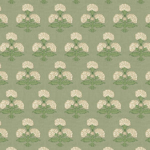 7857 Hydrangea 6 Sage by Bassett Mcnab Fabric
