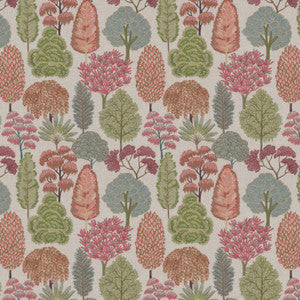 7858 Topiary 4 Sunset by Bassett Mcnab Fabric