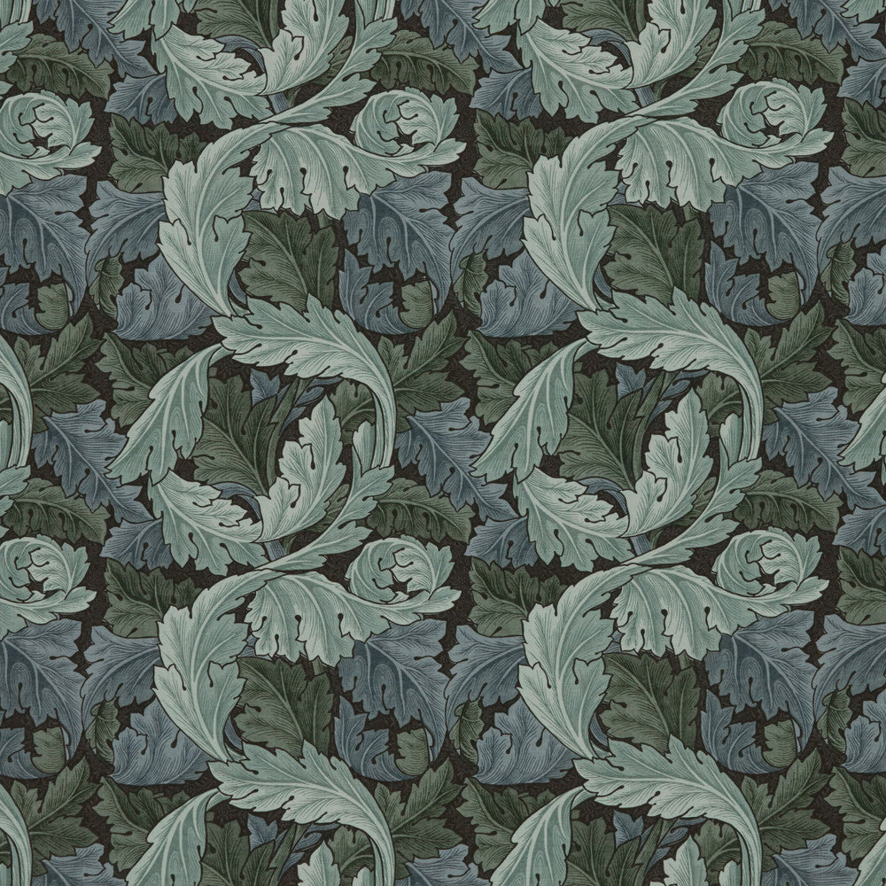 7859 Acanthus 3 Ink by Wmah Fabric Wmah Fabric 7859 Acanthus 3 InkFabric William Morris At Home Kelmscott Gardens Vol 1 100%Cot Spain </p><p>Repeat: H: 13.75, V: 18.875 55 in - Fabric Carolina -