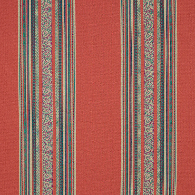 Markova Stripe Red 78601 by Schumacher Fabric Schumacher Fabric Markova Stripe Red 78601Fabric COTTON 84% INDIA </p><p>Repeat: H: HORZ. 13 1/2" (34CM), V: VERT. 3 7/8" (10CM) 53.5 - Fabric Carolina -