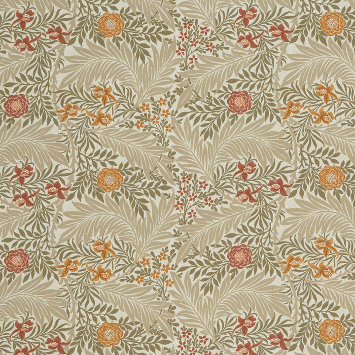 7861 Larkspur 1 Spice by Wmah Fabric Wmah Fabric 7861 Larkspur 1 SpiceFabric William Morris At Home Kelmscott Gardens Vol 1 100%Cot Spain </p><p>Repeat: H: 18, V: 0 55 in - Fabric Carolina -