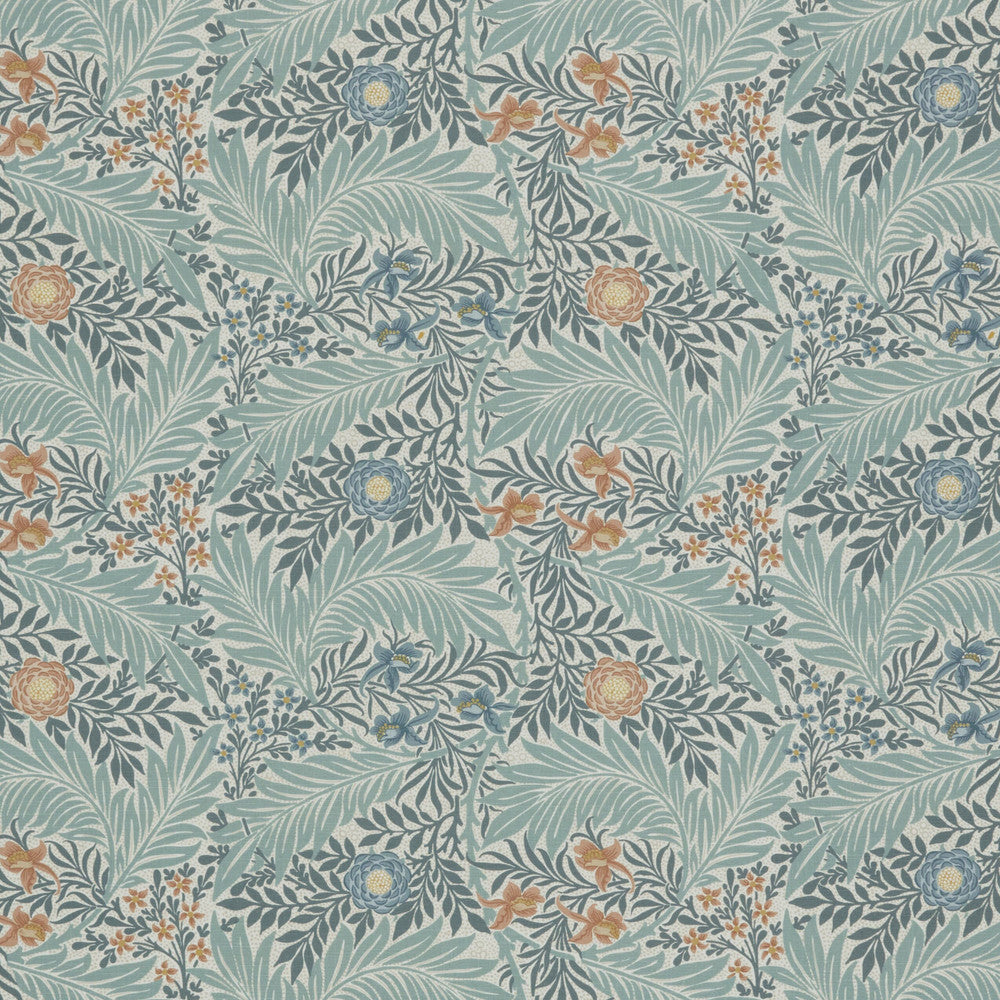 7861 Larkspur 4 Vapor by Wmah Fabric Wmah Fabric 7861 Larkspur 4 VaporFabric WILLIAM MORRIS AT HOME KELMSCOTT GARDENS VOL 1 100%COT SPAIN </p><p>Repeat: H: 18.000, V: 25.500 55 in - Fabric Carolina -