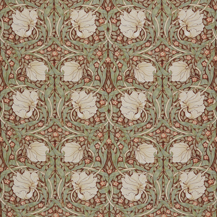 7865 Pimpernel 1 Wine by Wmah Fabric Wmah Fabric 7865 Pimpernel 1 WineFabric WILLIAM MORRIS AT HOME KELMSCOTT GARDENS VOL 1 100%COT SPAIN </p><p>Repeat: H: 18.500, V: 14.125 55 in - Fabric Carolina -