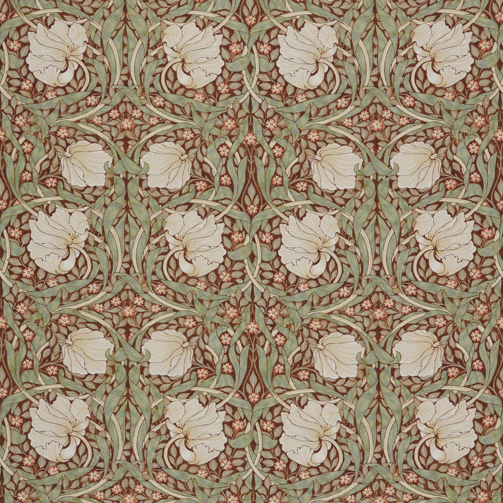 7865 Pimpernel 1 Wine by Wmah Fabric Wmah Fabric 7865 Pimpernel 1 WineFabric WILLIAM MORRIS AT HOME KELMSCOTT GARDENS VOL 1 100%COT SPAIN </p><p>Repeat: H: 18.500, V: 14.125 55 in - Fabric Carolina -