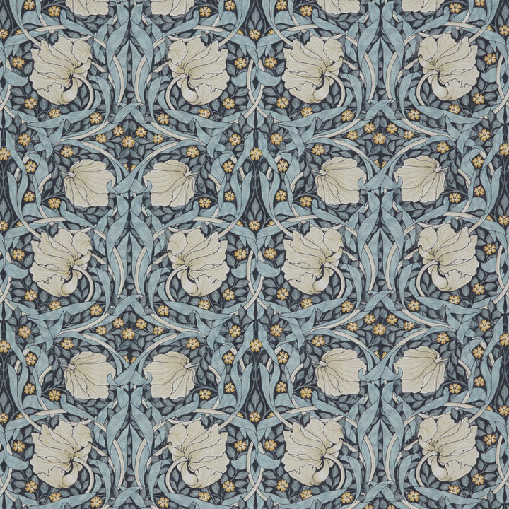 7865 Pimpernel 3 Ink by Wmah Fabric Wmah Fabric 7865 Pimpernel 3 InkFabric WILLIAM MORRIS AT HOME KELMSCOTT GARDENS VOL 1 100%COT SPAIN </p><p>Repeat: H: 18.500, V: 14.125 55 in - Fabric Carolina -