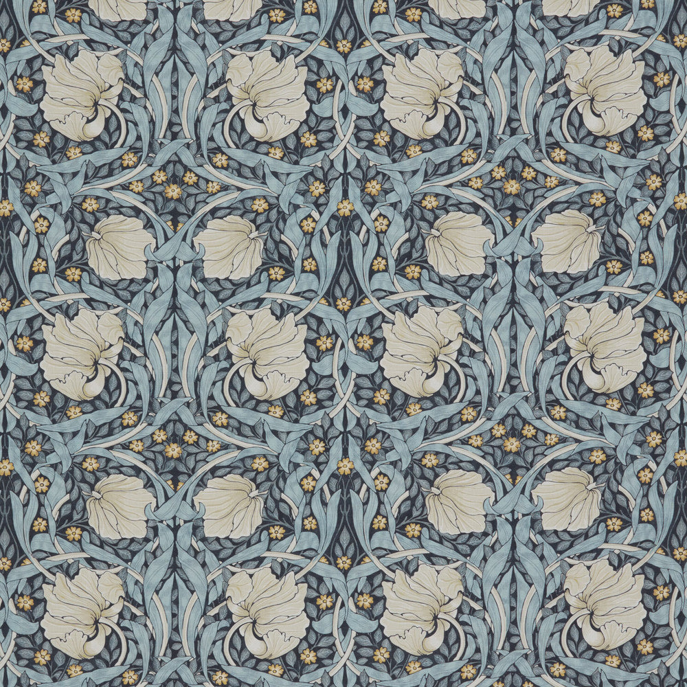 7865 Pimpernel 3 Ink by Wmah Fabric Wmah Fabric 7865 Pimpernel 3 InkFabric William Morris At Home Kelmscott Gardens Vol 1 100%Cot Spain </p><p>Repeat: H: 18.5, V: 13.5 55 in - Fabric Carolina -