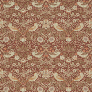 7866 Strawberry Thief 1 Pepper by Wmah Fabric