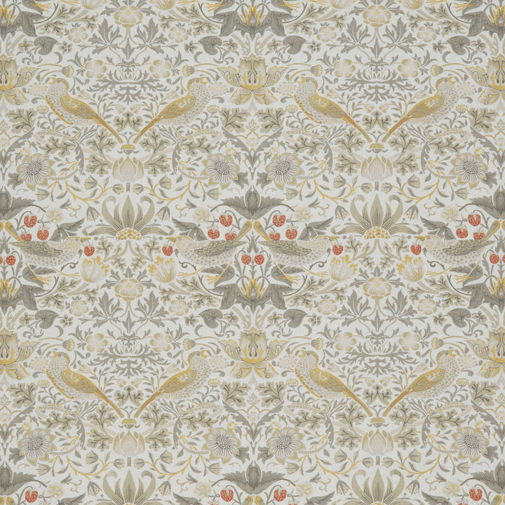 7866 Strawberry Thief 3 Putty by Wmah Fabric Wmah Fabric 7866 Strawberry Thief 3 PuttyFabric William Morris At Home Kelmscott Gardens Vol 1 100%Cot Spain </p><p>Repeat: H: 18.25, V: 0 55 in - Fabric Carolina -
