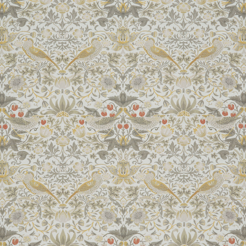 7866 Strawberry Thief 3 Putty by Wmah Fabric Wmah Fabric 7866 Strawberry Thief 3 PuttyFabric WILLIAM MORRIS AT HOME KELMSCOTT GARDENS VOL 1 100%COT SPAIN </p><p>Repeat: H: 18.250, V: 20.375 55 in - Fabric Carolina -