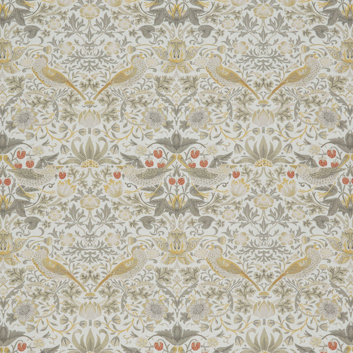 7866 Strawberry Thief 3 Putty by Wmah Fabric Wmah Fabric 7866 Strawberry Thief 3 PuttyFabric WILLIAM MORRIS AT HOME KELMSCOTT GARDENS VOL 1 100%COT SPAIN </p><p>Repeat: H: 18.250, V: 20.375 55 in - Fabric Carolina -