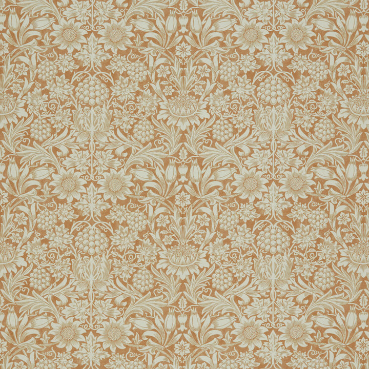 7867 Sunflower 3 Clay by Wmah Fabric Wmah Fabric 7867 Sunflower 3 ClayFabric William Morris At Home Kelmscott Gardens Vol 1 100%Cot Spain </p><p>Repeat: H: 18.5, V: 0 55 in - Fabric Carolina -