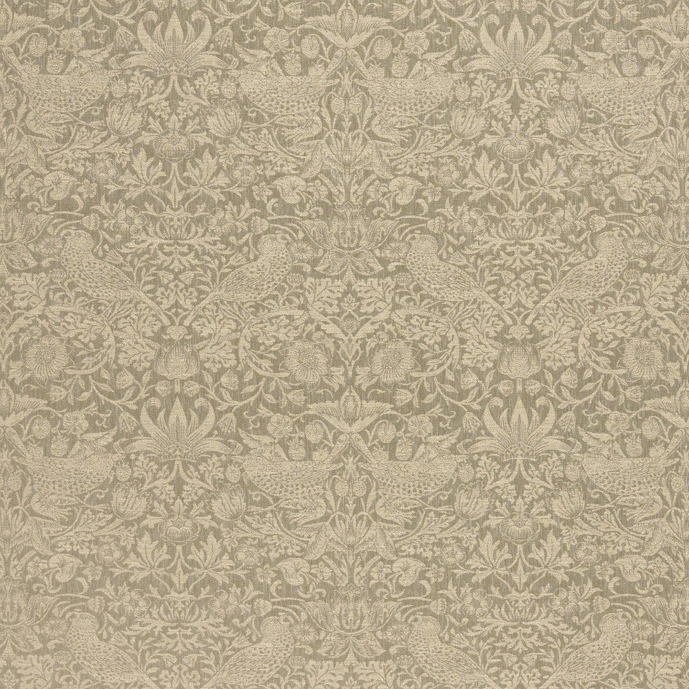 7868 Strawberry Thief Woven 3 Cork by Wmah Fabric Wmah Fabric 7868 Strawberry Thief Woven 3 CorkFabric William Morris At Home Kelmscott Gardens Vol 2 83%Pol 17%Cot India </p><p>Repeat: H: 13.75, V: 0 54 in - Fabric Carolina -