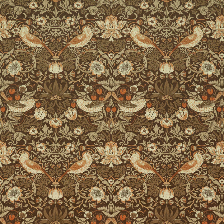 7870 Strawberry Thief Velvet 1 Henna by Wmah Fabric Wmah Fabric 7870 Strawberry Thief Velvet 1 HennaFabric WILLIAM MORRIS AT HOME KELMSCOTT GARDENS VOL 1 100%POL TURKEY </p><p>Repeat: H: 18.000, V: 14.125 54 in - Fabric Carolina -