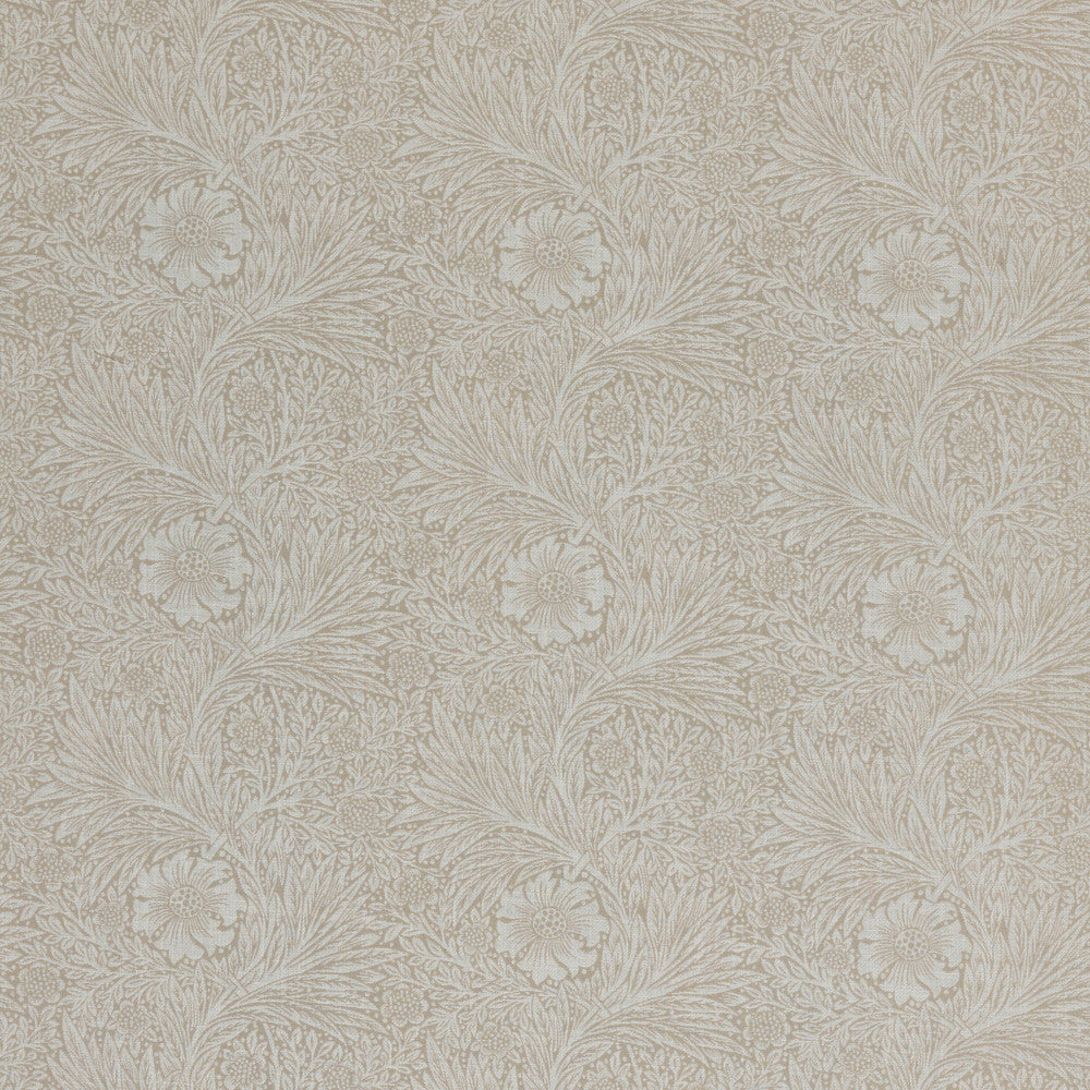 7872 Marigold Woven 1 Tan by Wmah Fabric Wmah Fabric 7872 Marigold Woven 1 TanFabric WILLIAM MORRIS AT HOME KELMSCOTT GARDENS VOL 1 49%POL 45%COT 6%LIN INDIA </p><p>Repeat: H: 9.250, V: 8.625 55 in - Fabric Carolina -