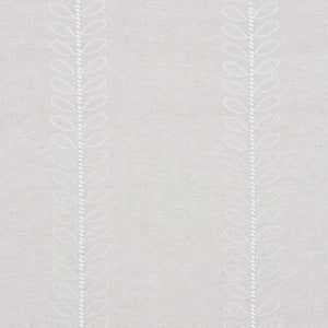 Camile Embroidery Natural 78741 by Schumacher Fabric