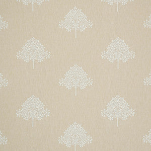 7875 Marigold Tree Embroidery 1 Natural by Wmah Fabric