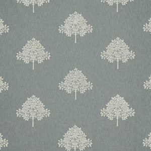 7875 Marigold Tree Embroidery 4 Slate by Wmah Fabric